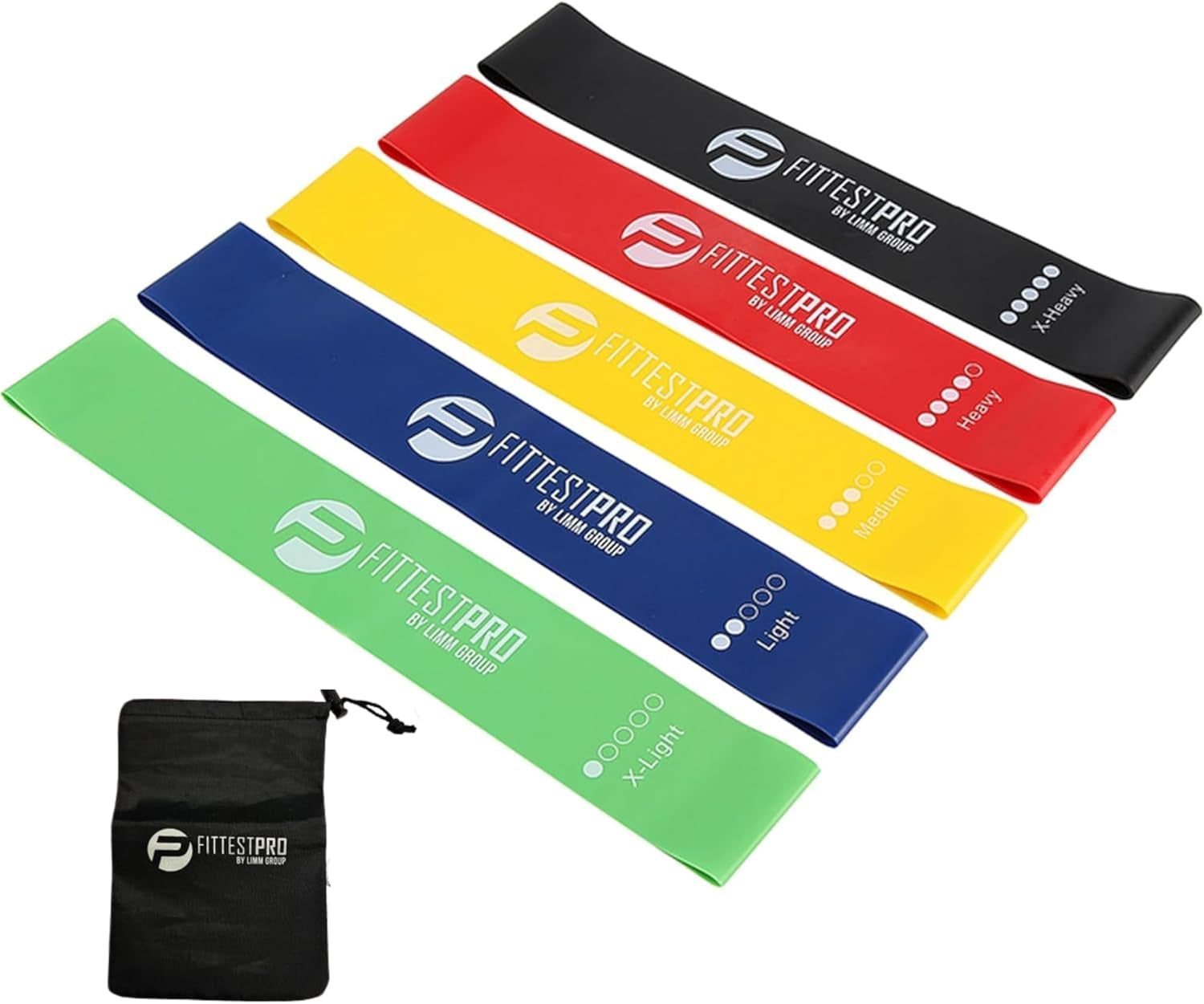 Resistance Bands for Working Out, Elastic Exercise Loop Bands for Physical Therapy, Yoga, Pilates, and Home Workouts, Strength Bands for Booty and Legs